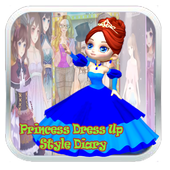 Princess Dress Up Style Diary icon