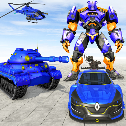 Tank Robot Car Transformation icon