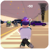 Pixel Alex Go Bad and shooting man city icon