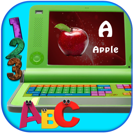 Kids computer - learn alphabet and number icon