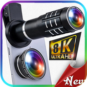 8k selfie camera أيقونة