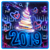 New Year 2019 Keyboard Theme icon