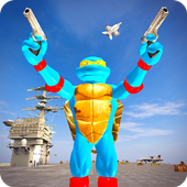 Ninja Commando vs Apes Terrorist Navy Battle icon