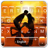Romantic Valentine Love Photo Keyboard Theme أيقونة