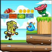 sponge adventure jungle bob run icon