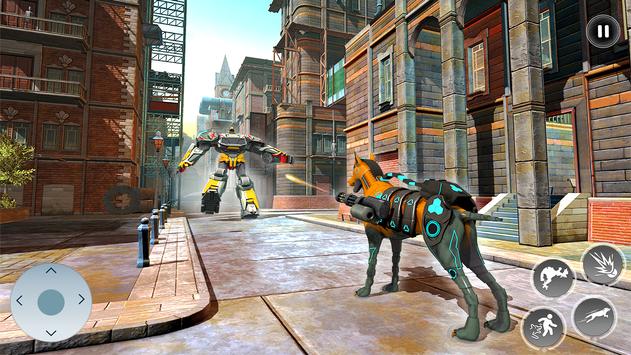 Dog robot Transformation - Real Dog Robot game screenshot 1