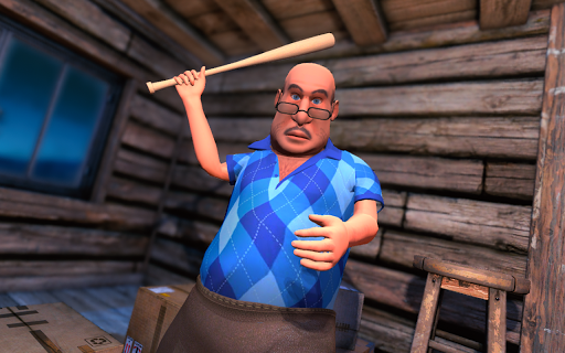 Scary Grandpa 3D - Haunted House Escape Game screenshot 3