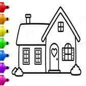 Draw a House icon