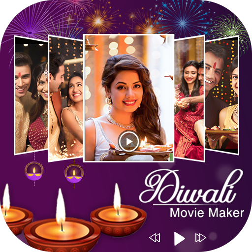 Diwali Video Maker With Music icon