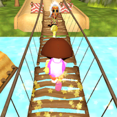 Little Dora Runner 3D - Escape Dora Game For Kids icon