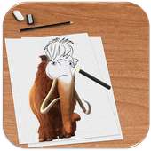 How to Draw All Ice Age on 9Apps