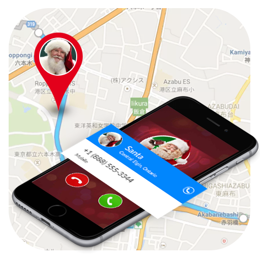 Christmas Caller Name,Location Tracker &amp; Caller ID icon