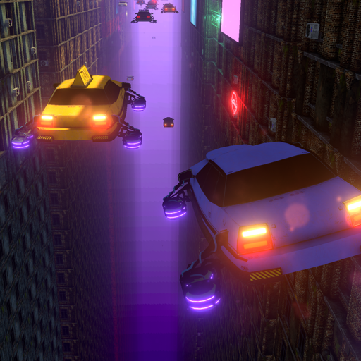 Cyberpunk Racing: Flying Racer иконка