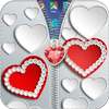 Valentines Zipper Lock on 9Apps