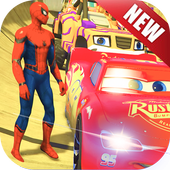Superhero Car Racing: Car Stunt Racing 2018 icon
