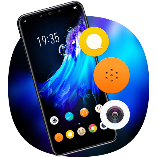 Colorful flower theme for galaxy m30 launcher pack icon