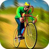 Offroad BMX Bicycle Rider