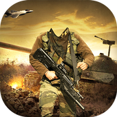 Military Man Photo Suit icon