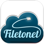 FiletoNet - app for upload &amp; share files up to 1GB icon