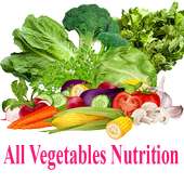 All Vegetables Nutrition