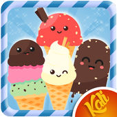 Sweet fruit glace icon