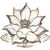 Flowers drawing design icon