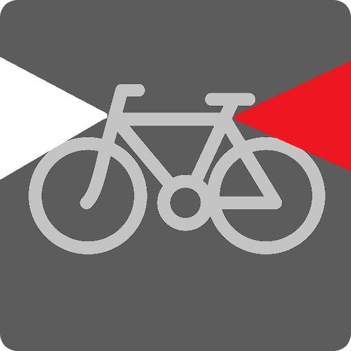 Bicycle light icon