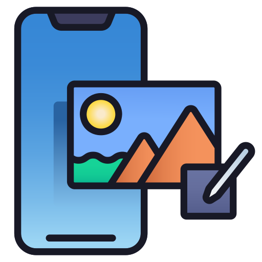 Image Editor JPG, PNG and SVG icon