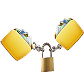 Lock Video and Audio Files Photos SD Card Memory icon