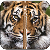 Wild Animal Zipper Lock Screen icon