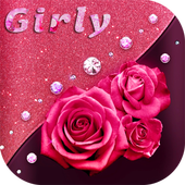 Girly Lock Screen &amp; Wallpapers 💕 иконка