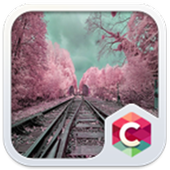 Pink Trees Theme CLauncher icon
