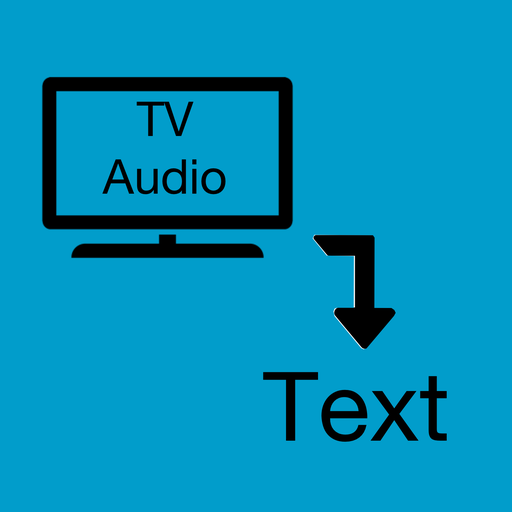 TV audio/speech to text for de أيقونة