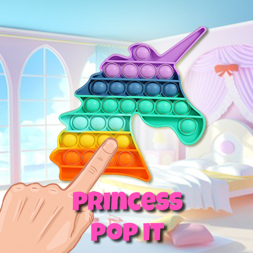Pop it girls toy: Unicorn pop it game icon