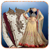 Choli And Sherwani Photo Suit icon