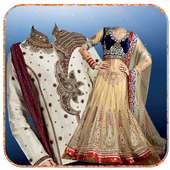 Choli And Sherwani Photo Suit on 9Apps