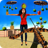 Watermelon Modern Archery Shooter: fruit games icon