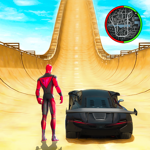 Superhero Car spider Racing icon