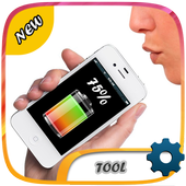 Blow To Charge Battery Prank icon