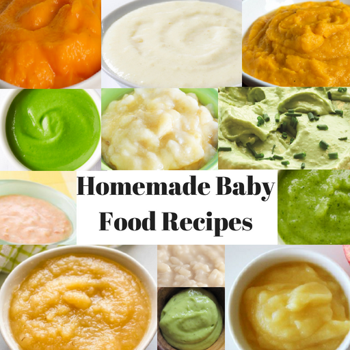 HOMEMADE BABY FOOD RECIPES - 4 MONTHS OLD AND UP icon