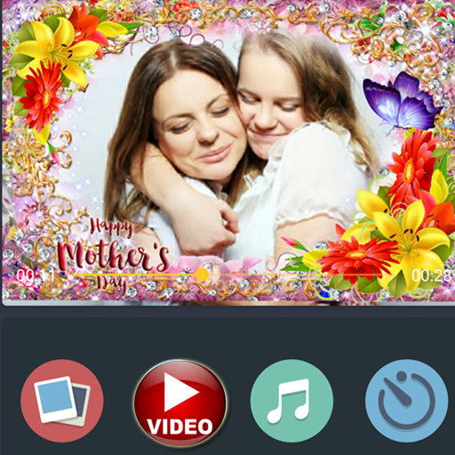 Mother's day video maker icon