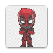 Superhero Coloring By Number - Pixel Art icon