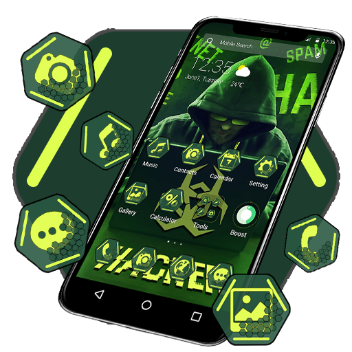 Secret Hacker APUS Launcher Theme icon