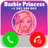 Fake Call From Barbi Princess icon