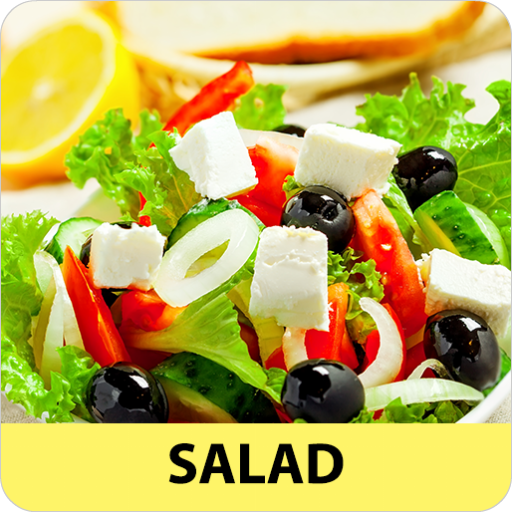 Salad recipes for free app offline with photo icon