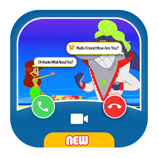 Zig and Sharko Funny Video - Fake call &amp; Messages иконка
