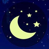 blue light filter for night icon