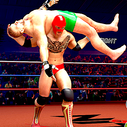 Wrestling 3d Ring fighting icon