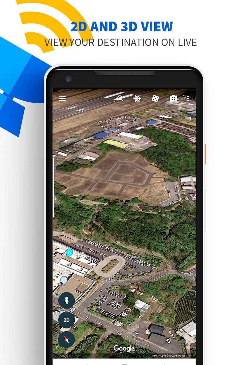 GPS Earth Map Live : Street View & GPS Navigation screenshot 1