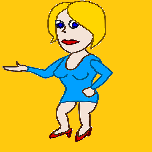 Talking wife-talking Girl--funny talking icon